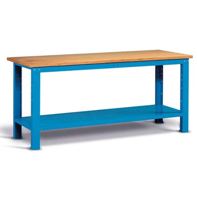 Vendita online Banco Work piano Multiplex mm.1500x750x880H - Blu RAL5012